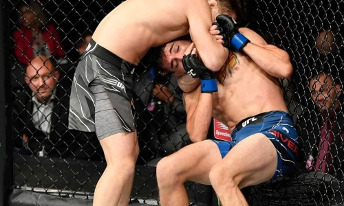 UFC представил статистику боя Жумагулов — Ривера