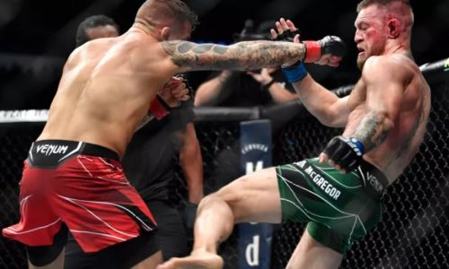 Джастин Гэтжи без слов высмеял Макгрегора после поражения от Порье