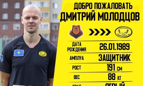 Обладатель Кубка Петрова подписал контракт с казахстанским клубом