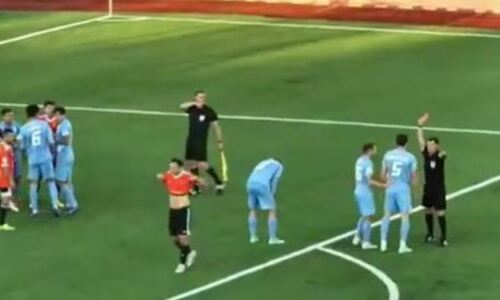 «Вы это тоже заметили?». «Кызыл-Жар СК» отреагировал на удаление своего футболиста в матче Кубка Казахстана