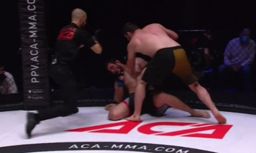 Видео нокаута казахстанца Евгения Егембердиева в бою за титул чемпиона АСА