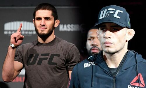 «Он залежал бы его и бил бы пять раундов». Казахстанский боец вместо «сбитого» Фергюсона нашел Махачеву реального соперника