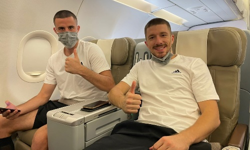 «Тобол» отправился в Хорватию на матч Лиги Конференций. Фото