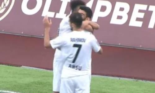 Видео гола Астанова матча Кубка Казахстана «Кызыл-Жар СК» — «Ордабасы»