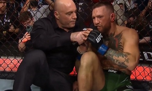 Комментатор UFC Роган ответил на критику за интервью с Макгрегором после перелома ноги