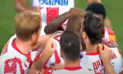 Видео гола Катаи матча Лиги Чемпионов «Црвена Звезда» — «Кайрат»