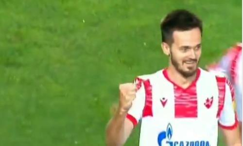 Видео гола Иванича матча Лиги Чемпионов «Црвена Звезда» — «Кайрат»