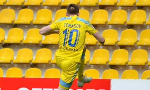 Видео второго гола Томасова матча Лиги Конференций «Астана» — «Арис»