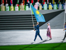 Казахстан на церемонии закрытия
