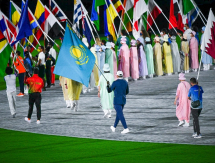 Казахстан на церемонии закрытия