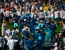 Казахстан на церемонии закрытия