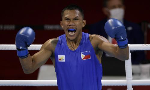 Фаворит веса Аманкула на Олимпиаде-2020 оформил брутальный нокаут в первом раунде. Видео