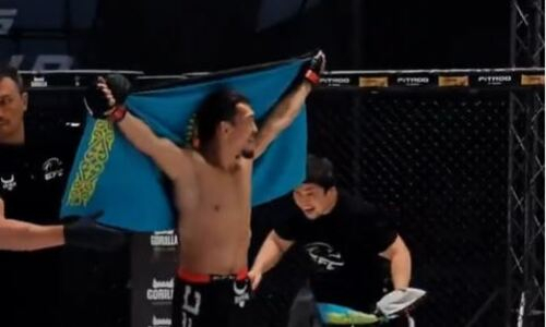 Известный казахстанский боец одержал вторую подряд победу в промоушне Хабиба