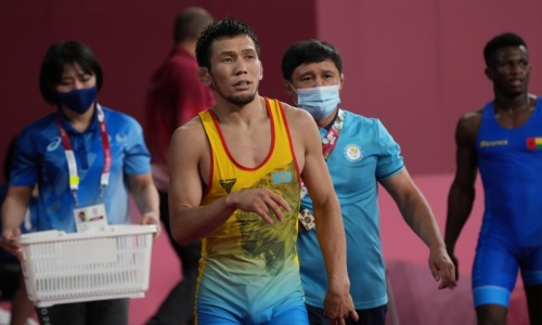 Прямая трансляция схватки борца-вольника Нурислама Санаева за выход в финал Олимпиады-2020