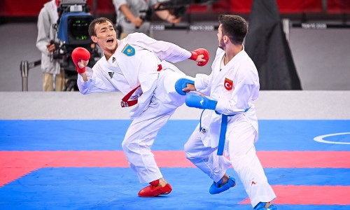 Казахстанский каратист выиграл второй бой на Олимпиаде-2020