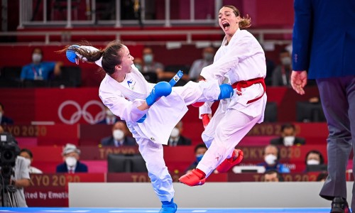 Казахстанская каратистка свела вничью бой на Олимпиаде-2020