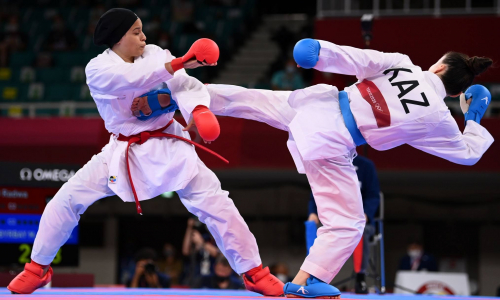Казахстанская каратистка не смогла пробиться в полуфинал Олимпиады-2020