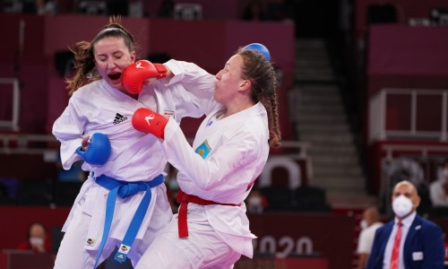 Казахстанская каратистка уступила чемпионке мира в заключительном бою квалификации Олимпиады-2020