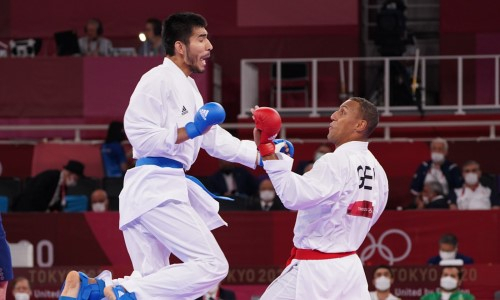 Казахстанский каратист уступил чемпиону мира на Олимпиаде-2020
