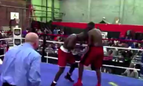 Как Майк Тайсон. Тяжеловес откусил сопернику кусочек уха на вечере бокса в США. Видео