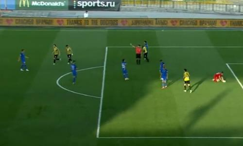 Видео гола Шушеначева матча Кубка Казахстана «Кайрат» — «Жетысу»