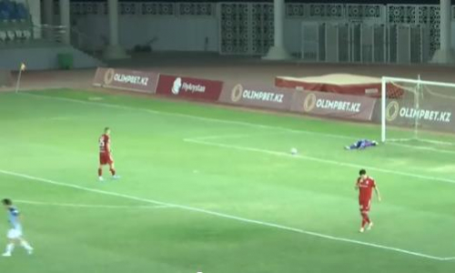Видео гола Кусяпова матча Кубка Казахстана «Туран» — «Каспий»