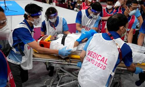 И такое возможно. Каратист без сознания стал победителем Олимпиады в Токио