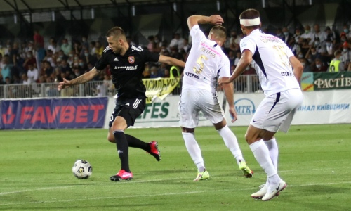 Закончился первый тайм матча «Шахтер» — «Колос» в Лиге Конференций