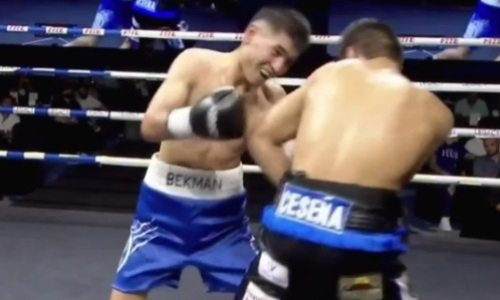 Видео полного боя Бекмана Сойлыбаева против «Демона» с первым поражением в карьере казахстанца