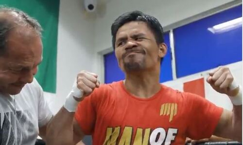 Легендарный Пакьяо показал, как он повышает свой болевой порог. Видео