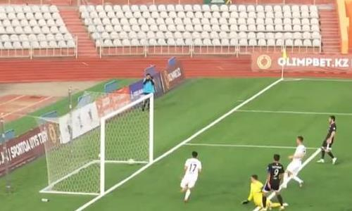 Видео второго гола Таттыбаева матча Кубка Казахстана «Шахтер» — «Ордабасы»
