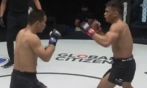 Боец ММА нокаутом за десять секунд закончил пятый бой подряд в первом раунде. Видео