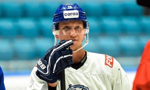 «Барыс» провел тренировку перед вылетом в Беларусь