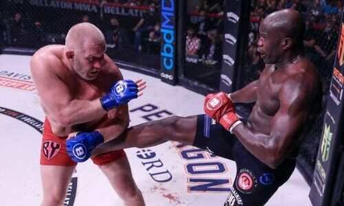 «Это жесть». Шлеменко объяснил сдачу Харитонова за секунду до гонга на турнире Bellator