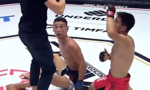 Скандалом завершился бой казаха и кыргыза на турнире Brave CF 53