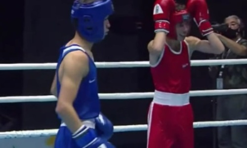 Чемпион Казахстана избил и нокаутировал сирийца на МЧА-2021 по боксу