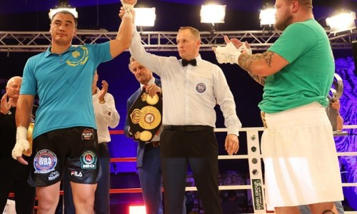 Казахстанский супертяж после 15 нокаута получил новое прозвище в Германии