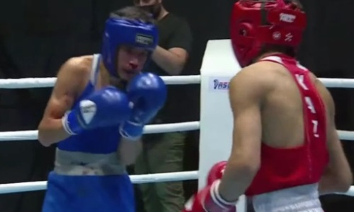 Чемпион мира по боксу из Казахстана разбил нос и «удосрочил» первого соперника на МЧА-2021