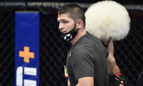 «Заткнись! Делай, как тебе говорят». Новичок UFC наехал на Хабиба Нурмагомедова