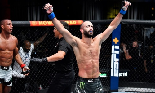 «Я давно ждал». Грузинский боец выбрал соперника после победы в главном бою турнира UFC