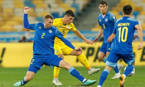 Назван самый вероятный итоговый счет матча Казахстан — Украина