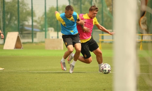 «Кайрат» показал фоторепортаж с тренировки в рамках подготовки к «Алашкерту»