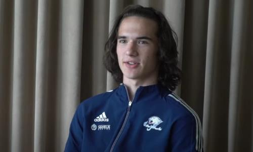 Молодой форвард рассказал о карьере и целях в системе «Барыса»