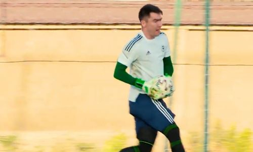 «Ордабасы» показал видео с тренировки вратарей