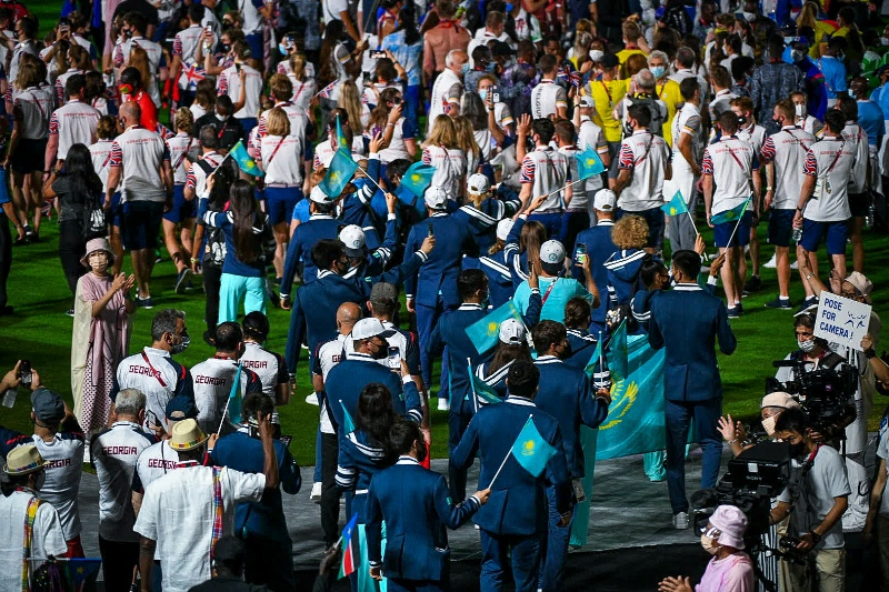 Казахстан на церемонии закрытия