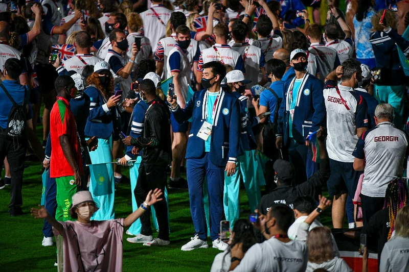 Казахстан на церемонии закрытия