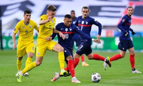 Прямая трансляция матча Украина — Франция в отборе на ЧМ-2022