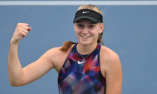 Болельщица выскочила на корт во время матча Рыбакиной на US Open и сделала селфи. Видео