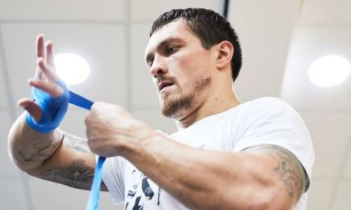 Усик показал своих спарринг-партнеров перед боем с Джошуа. Фото