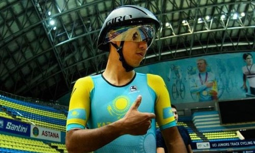Казахстан завоевал еще одну золотую медаль на Гран-при по велоспорту на треке в Омске